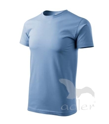 Tričko Heavy New nebesky modrá 2XL
