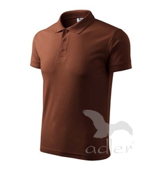 Polokošile pánská Pique Polo čokoládová 2XL