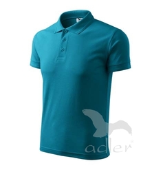 Polokošile pánská Pique Polo tmavý tyrkys 2XL