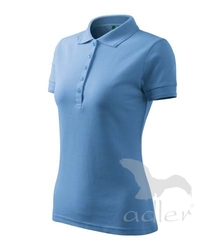 Polokošile dámská Pique Polo nebesky modrá 2XL