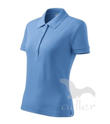 Polokošile dámská Cotton nebesky modrá 2XL