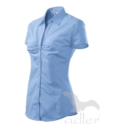 Halenka dámská Chic nebesky modrá 2XL