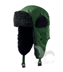 Čepice Furry lahvově zelená L
