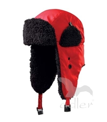 Čepice Furry červená L
