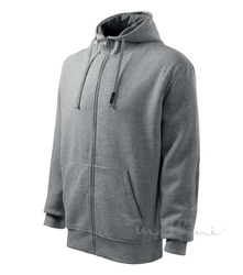 Malfini Mikina Hoodie gray melange/gray 2XL